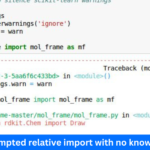 importerror: attempted relative import with no known parent package