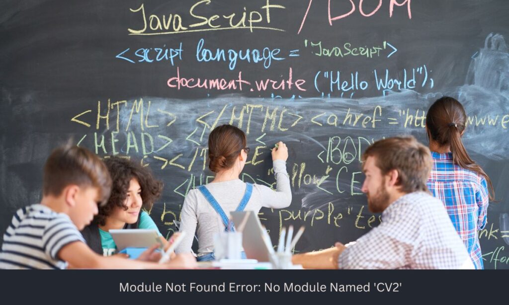 modulenotfounderror: no module named 'cv2'