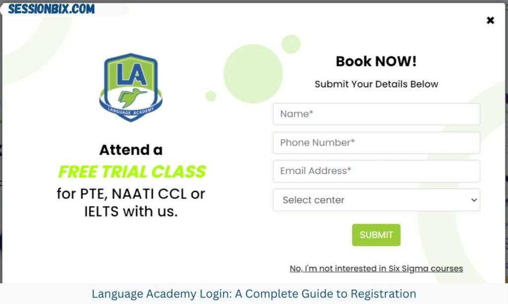 Language Academy Login