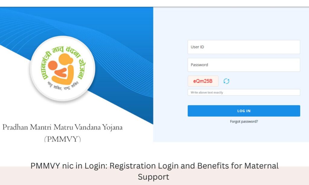 pmmvy nic in login