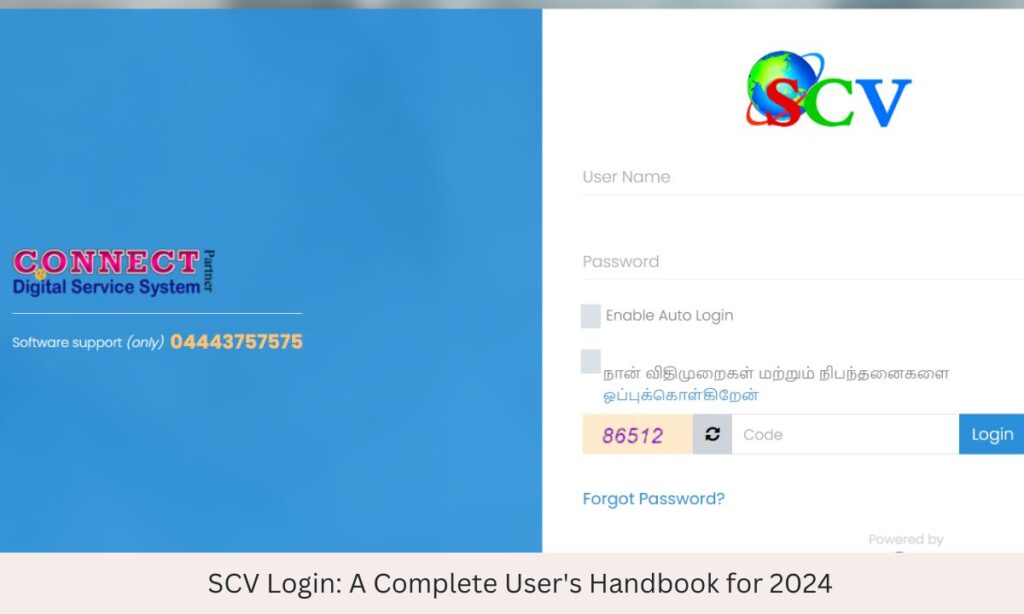 scv login